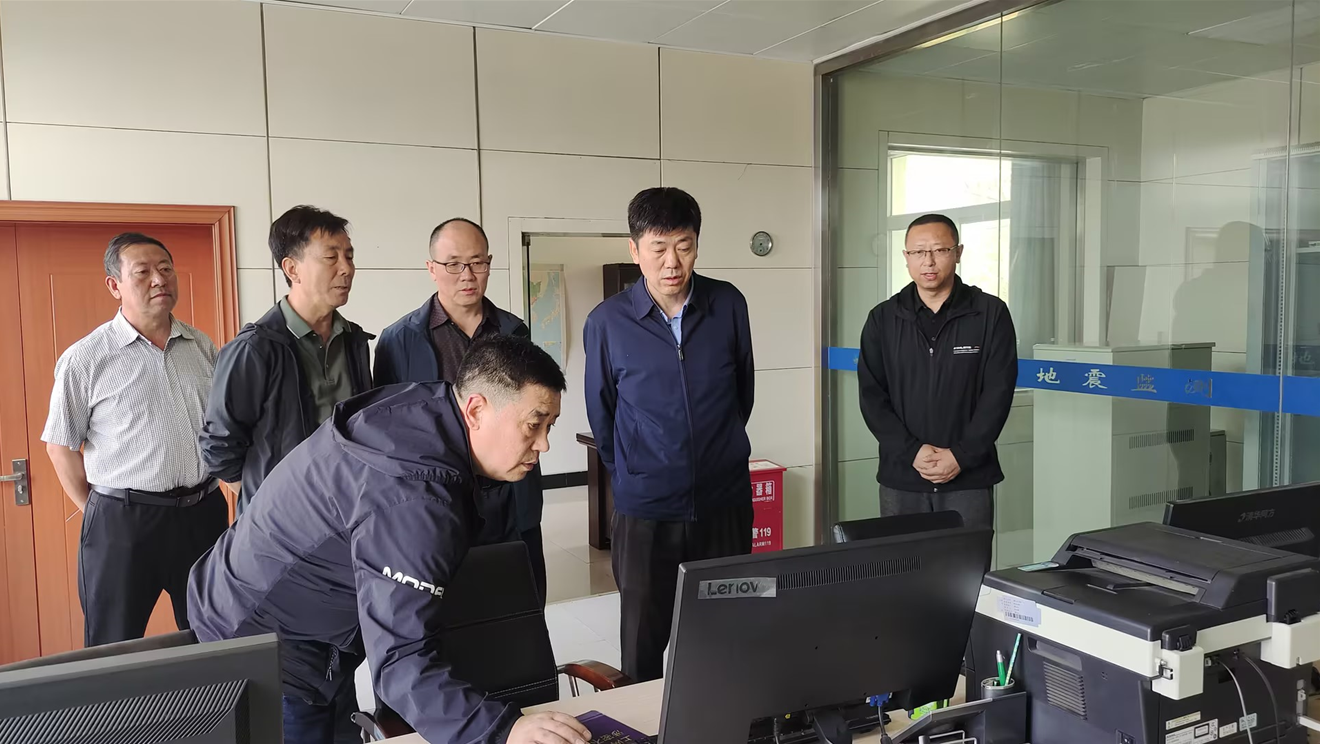 陈宇坤在太原地震监测中心站昔阳站调研指导工作